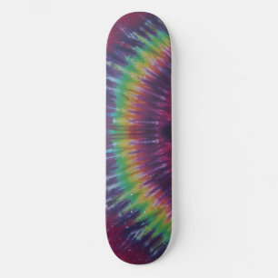 Skateboard für die Gefärbte Krawatte "Grüne Streif