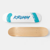 Skateboard für die Marke KRUMM im Stil der 90er Ja (Horizontal)