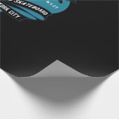 Skateboard für die Nachbarschaft Geschenkpapier (Ecke)