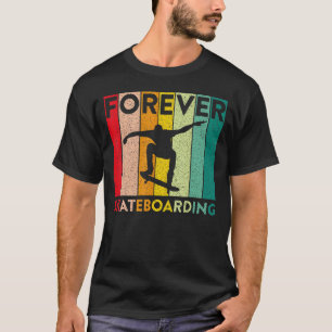 Skateboard für ewig Skateboard Vintag Retro Ska T-Shirt
