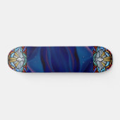 Skateboard für festgehaltenes Glasfenster (Horizontal)