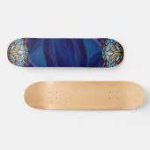 Skateboard für festgehaltenes Glasfenster (Horizontal)