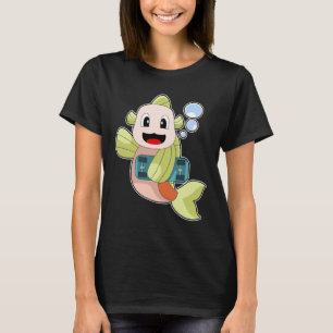 Skateboard für Fische T-Shirt