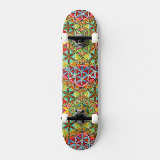 Skateboard für gestrichene Sterne (Vorderseite)