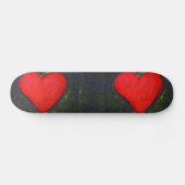 Skateboard für gestrichenes Herz (Horizontal)