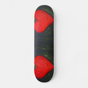 Skateboard für gestrichenes Herz