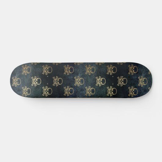 Skateboard für Gothic Skull and Bones (Horizontal)