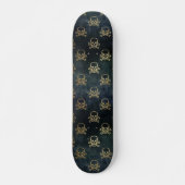 Skateboard für Gothic Skull and Bones (Vorne)