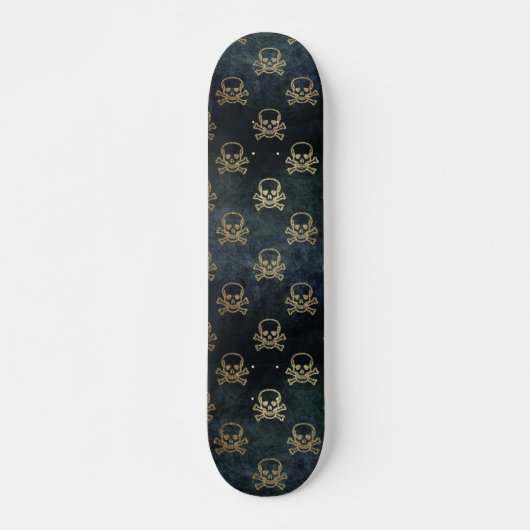 Skateboard für Gothic Skull and Bones (Vorne)