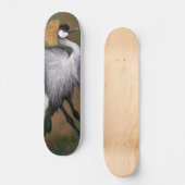 Skateboard für graue Krane (Vorderseite)
