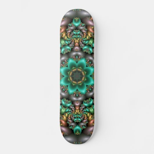 Skateboard für grüne Blume (Vorderseite)