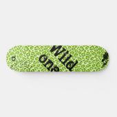 Skateboard für grüne Leopard-Printwerbung und -Mar (Horizontal)