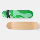 Skateboard für grüne Silhouette (Horizontal)