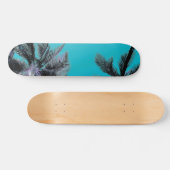 Skateboard für hawaiianische Palmen, blau (Horizontal)