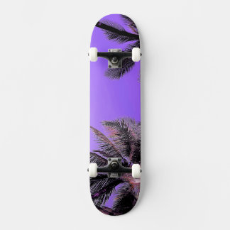 Skateboard für hawaiianische Palmen, lila