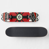 Skateboard für Hexerei-Pentagramm (Horizontal)