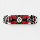 Skateboard für Hexerei-Pentagramm (Horizontal)