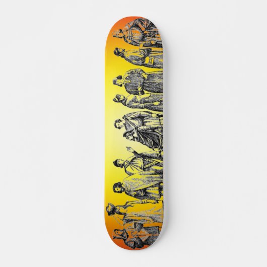 Skateboard für historische Kostüme (Vorne)