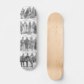 Skateboard für historische Kostüme (Vorderseite)