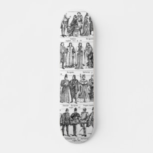 Skateboard für historische Kostüme
