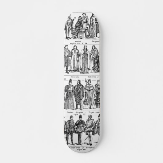 Skateboard für historische Kostüme (Vorne)