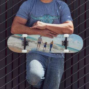 Skateboard für Ihr Foto mit benutzerdefiniertem Te