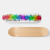 Skateboard für individuell anpassbare Logos (Horizontal)