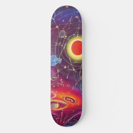 Skateboard für kosmisches Diagramm (Vorderseite)