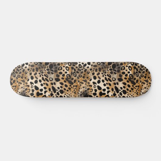 Skateboard für Leopard Spot Skin Print (Horizontal)