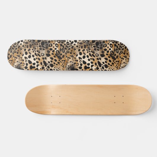 Skateboard für Leopard Spot Skin Print (Horizontal)