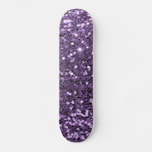 Skateboard für lila Glitzer (Vorderseite)