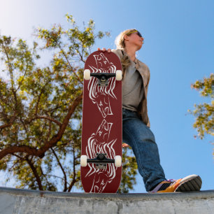 Skateboard für Löwen - Benutzerdefinierte Farben