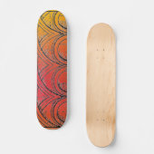 Skateboard für mittelalterliche Architektur (Vorderseite)