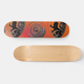 Skateboard für mittelalterliche Schilde (Horizontal)