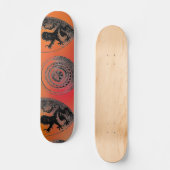 Skateboard für mittelalterliche Schilde (Vorderseite)