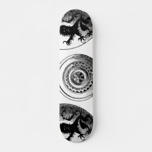 Skateboard für mittelalterliche Schilde