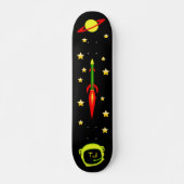 Skateboard für personalisierbare Raketenstars (Vorne)