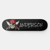 Skateboard für personalisierte Piratenschiffe (Horizontal)