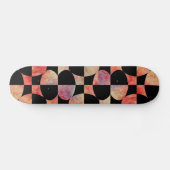 Skateboard für rosa Marmordesign (Horizontal)