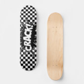 Skateboard für Schachbrettmuster (Vorderseite)