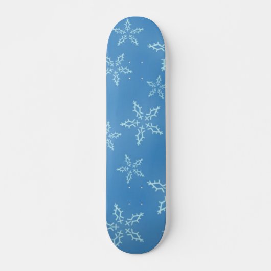 Skateboard für Schneeflocken (Vorne)
