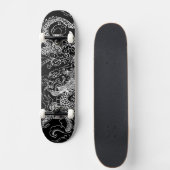 Skateboard für Schwarz und Weiß (Vorne)