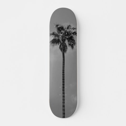 Skateboard für Schwarz-Weiß-Palmen (Vorne)