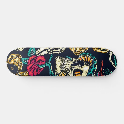 Skateboard für Skull und Rose (Horizontal)