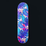 Skateboard für tropische Blätter<br><div class="desc">Exotische tropische Blätter Skateboard</div>