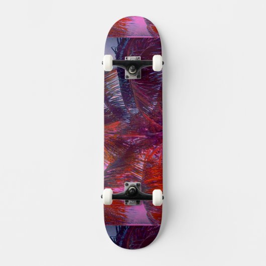 Skateboard für tropische Farben (Vorderseite)