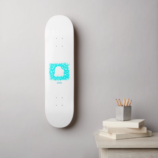 Skateboard für Winterschnee (Wandkunst)