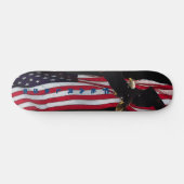 Skateboard "Furless" Eagle/US-Flagge (Horizontal)