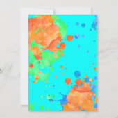 Skateboard Geburtstag Einladung (Rückseite)