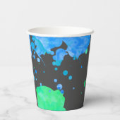 Skateboard Geburtstag Pappbecher (Rückseite)